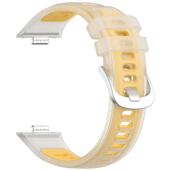 Каишка за Huawei Watch Fit 3 / 4 / 4 Pro / 5 / 5 Pro - Techsuit Watchband (W084) - Жълта