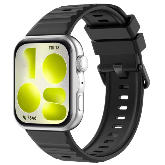Каишка за Huawei Watch Fit 5 Pro - Techsuit Watchband (W082) - Черна