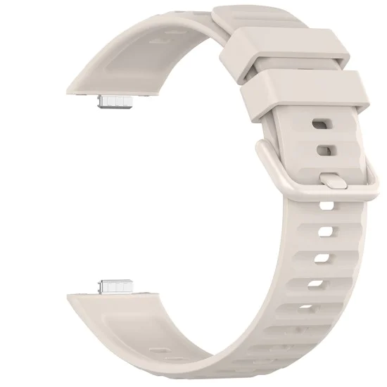 Каишка за Huawei Watch Fit 5 Pro - Techsuit Watchband (W082) - Кремава