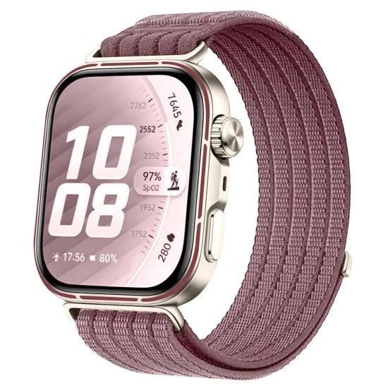 Каишка за Huawei Watch Fit 5 - Techsuit Watchband (W085) - Опушено лилаво