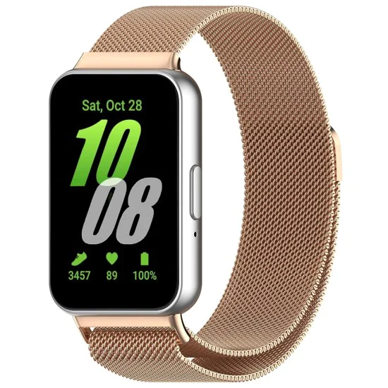Каишка за Samsung Galaxy Fit3 - Techsuit Watchband (W009) - Розово злато