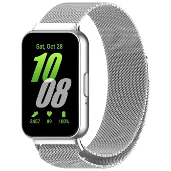 Каишка за Samsung Galaxy Fit3 - Techsuit Watchband (W009) - Сребриста