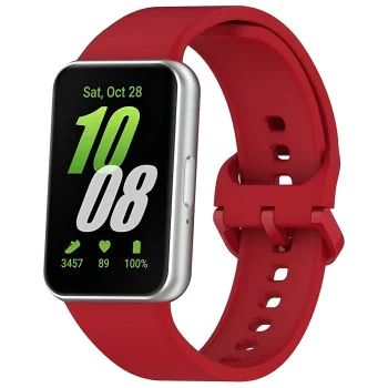 Каишка за Samsung Galaxy Fit3 - Techsuit Watchband (W086) - Червена