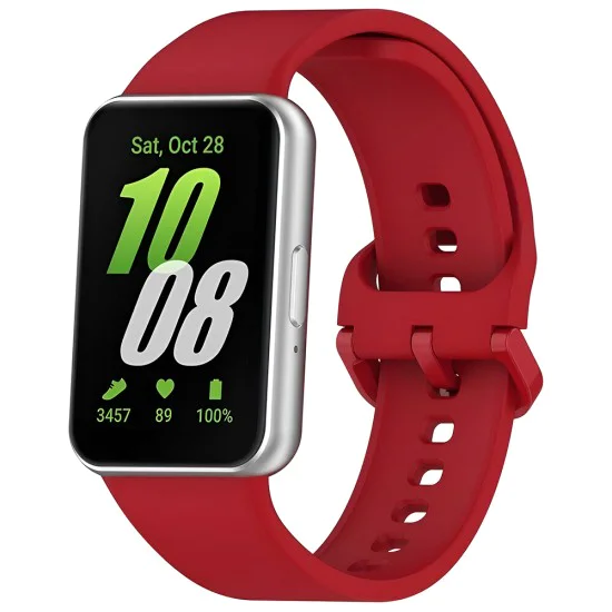 Каишка за Samsung Galaxy Fit3 - Techsuit Watchband (W086) - Червена