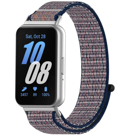 Каишка за Samsung Galaxy Fit3 - Techsuit Watchband (W087) - Синя мозайка