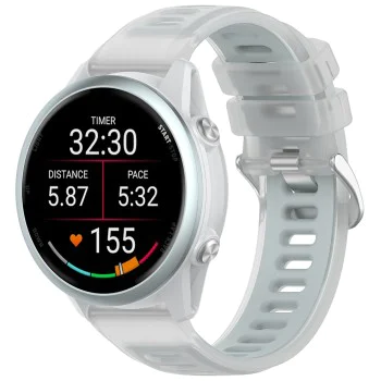 Каишка за Samsung Galaxy Watch 4/5/Active 2, Huawei Watch GT 3 (42mm) - Techsuit Watchband (W084) - Бяла