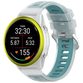 Каишка за Samsung Galaxy Watch 4/5/Active 2, Huawei Watch GT 3 (42mm) - Techsuit Watchband (W084) - Тюркоаз