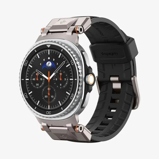 Каишка за Samsung Galaxy Watch9 / Watch8 (40mm / 44mm) / Watch8 Classic - DuraPro Armor - Spigen - Черна