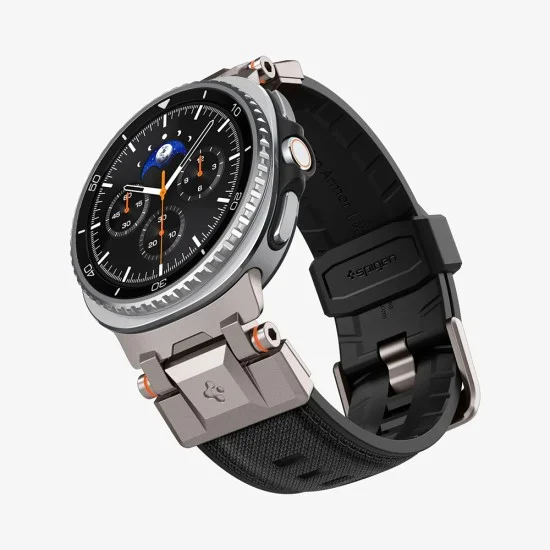 Каишка за Samsung Galaxy Watch9 / Watch8 (40mm / 44mm) / Watch8 Classic - DuraPro Armor - Spigen - Черна