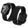 Каишка Spigen - Band WBF01 (AMP11833) - Apple Watch 11/10/9/8/7/SE(3/2/1 Gen)/6/5/4/(44mm/45mm)/Ultra 3/2/1 (46mm/49mm) - Черен