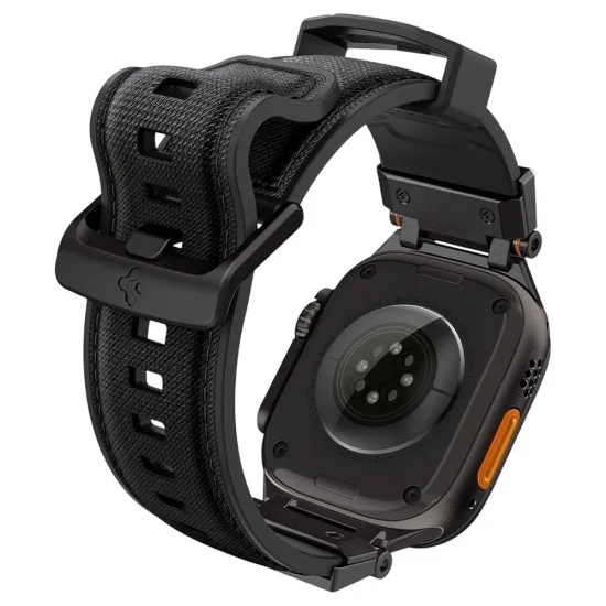 Каишка Spigen - DuraPro Armor (AMP06065) - Apple Watch 12/11/10/9/8/7/SE (3/2/1 Gen)/6/5/4/(44/45mm)/Ultra 4/3/2/1 (46/49mm) - Черен