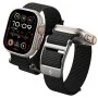 Каишка Spigen - DuraPro Flex (AMP02465) - Apple Watch 12/11/10/9/8/7/SE (3/2/1 Gen)/6/5/4/(44/45mm)/ Ultra 4/3/2/1 (46/49mm) - Черен
