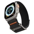 Каишка Spigen DuraPro Flex (AMP05981) - Apple Watch 12 / 11 / 10 / 9 / 8 / 7 / SE (3/2/1 Gen) / 6 / 5 / 4 / (44/45mm) / Ultra 4 / 3 / 2 / 1 (46/49mm) - Черен