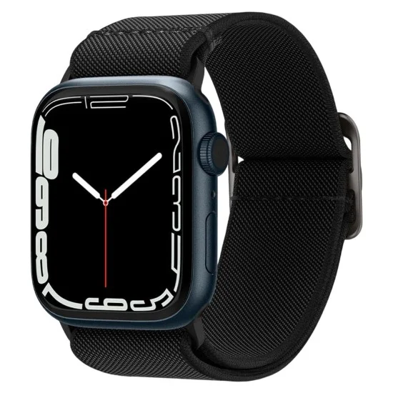 Каишка Spigen - Lite Fit (AMP02286) - Apple Watch 12/11/10/9/8/7/SE (3/2/1 Gen)/6/5/4/(44mm/45mm)/ Ultra 4/3/2/1 (46mm/49mm) - Черен