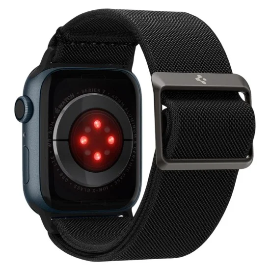 Каишка Spigen - Lite Fit (AMP02290) - Apple Watch 12 (42mm) 11/10 (42mm) 9/8/7 (41mm) / SE (3nd/2nd/1st Gen)/6/5/4 (40mm) - Черен