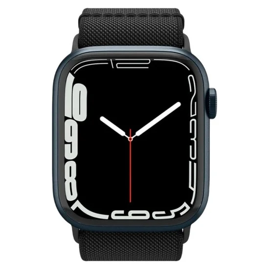 Каишка Spigen - Lite Fit (AMP02290) - Apple Watch 12 (42mm) 11/10 (42mm) 9/8/7 (41mm) / SE (3nd/2nd/1st Gen)/6/5/4 (40mm) - Черен