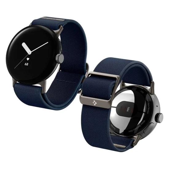 Каишка Spigen Lite Fit (AMP07607) - Google Pixel Watch 5 / Watch 4 / Watch 3 / Watch 2 / Watch 1 41mm - Тъмно син