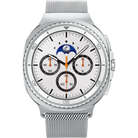 Каишка Spigen Metal Fit (AMP10121) - Samsung Galaxy Watch9 / Watch8 (40mm/44mm) / Watch8 Classic - Сребрист