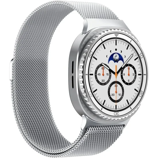 Каишка Spigen Metal Fit (AMP10121) - Samsung Galaxy Watch9 / Watch8 (40mm/44mm) / Watch8 Classic - Сребрист