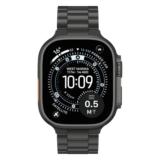 Каишка Spigen Modern Fit (AMP11577) - Apple Watch 4/5/6/7/8/9/10/SE/SE 2/Ultra/Ultra 2/Ultra 3 (42/44/45/46/49mm) - Черен