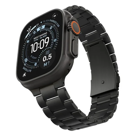 Каишка Spigen Modern Fit (AMP11577) - Apple Watch 4/5/6/7/8/9/10/SE/SE 2/Ultra/Ultra 2/Ultra 3 (42/44/45/46/49mm) - Черен