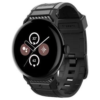 Каишка Spigen Rugged Band (AMP07556) - Google Pixel Watch 5 / Watch 4 / Watch 3 / Watch 2 / Watch 1 41mm - Черен