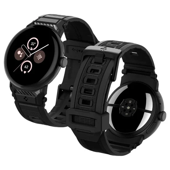 Каишка Spigen Rugged Band (AMP07600) - Google Pixel Watch 5 / Watch 4 / Watch 3 45mm - Черен