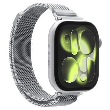 Каишка Spigen - WBM4 Series (AMP10498) - Apple Watch 12 (42mm) 11/10 (42mm) 9/8/7 (41mm)/SE (3nd/2nd/1st Gen)/6/5/4 (40mm) - Сребърен