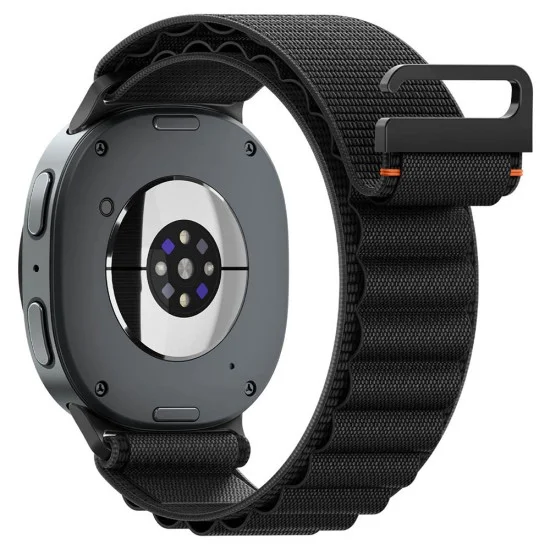 Каишка Spigen Watchband WBF1 (AMP11607) - Samsung Galaxy Watch9 / Watch8 (40mm/44mm) / Watch8 Classic - Черен