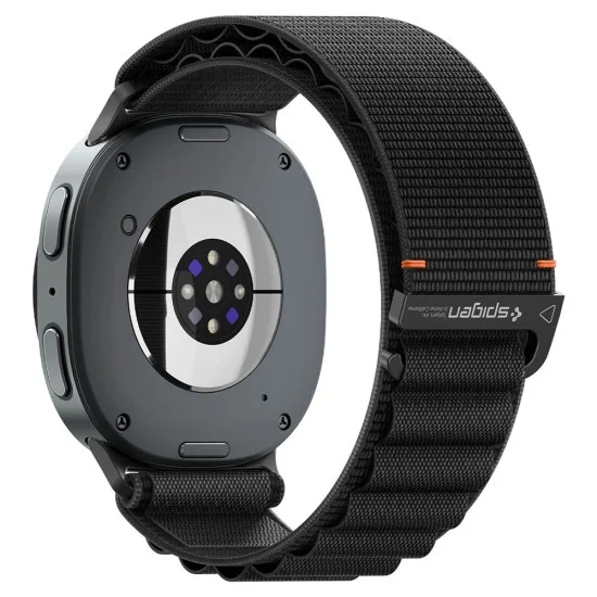 Каишка Spigen Watchband WBF1 (AMP11607) - Samsung Galaxy Watch9 / Watch8 (40mm/44mm) / Watch8 Classic - Черен