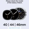 Каишка Spigen Watchband WBF1 (AMP11607) - Samsung Galaxy Watch9 / Watch8 (40mm/44mm) / Watch8 Classic - Черен
