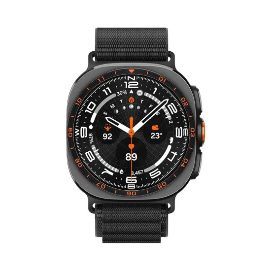 Каишка Spigen Watchband WBF1 (AMP11613) - Samsung Galaxy Watch Ultra 47mm / Watch Ultra 2 - Черен