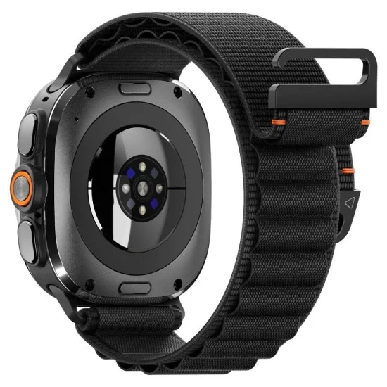 Каишка Spigen Watchband WBF1 (AMP11613) - Samsung Galaxy Watch Ultra 47mm / Watch Ultra 2 - Черен