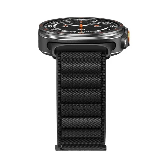 Каишка Spigen Watchband WBF1 (AMP11613) - Samsung Galaxy Watch Ultra 47mm / Watch Ultra 2 - Черен