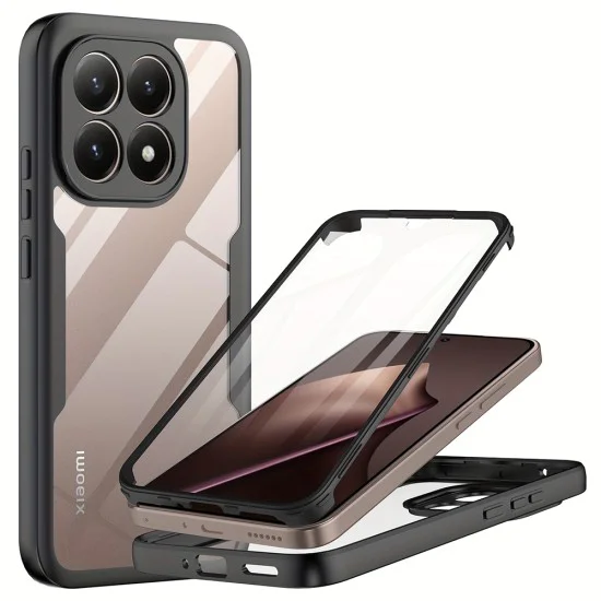 Калъф 360° + протектор – Techsuit ColorVerse – Xiaomi 15T – Черен