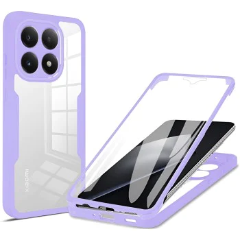 Калъф 360° + протектор – Techsuit ColorVerse – Xiaomi 15T – Лилав