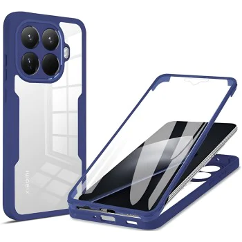 Калъф 360° + протектор – Techsuit ColorVerse – Xiaomi 15T Pro – Син
