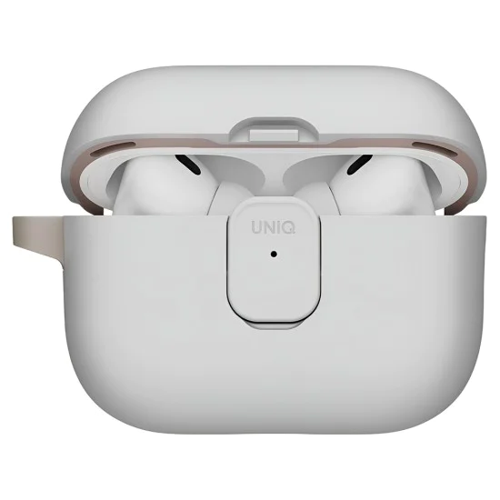 Калъф за AirPods Pro 3 - UNIQ Clyde Series - Сив / Бежов