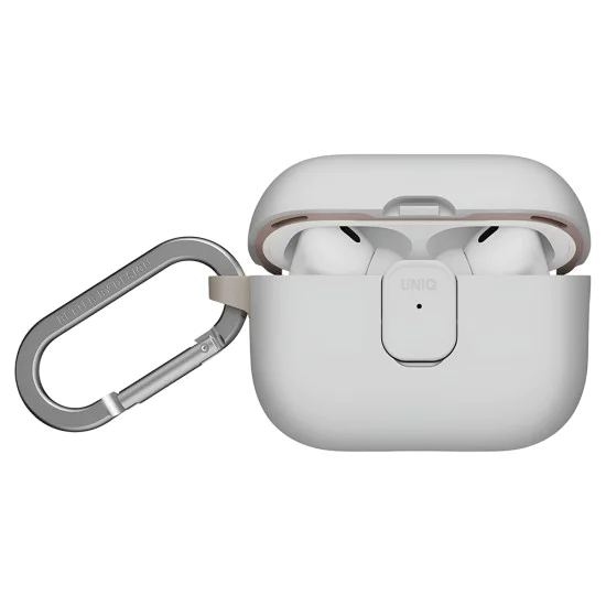 Калъф за AirPods Pro 3 - UNIQ Clyde Series - Сив / Бежов