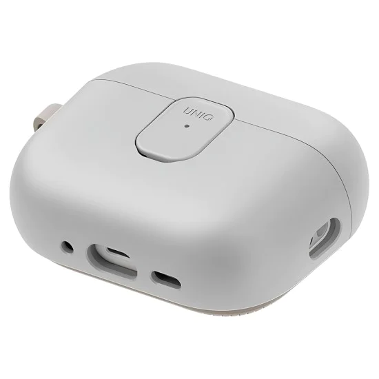 Калъф за AirPods Pro 3 - UNIQ Clyde Series - Сив / Бежов