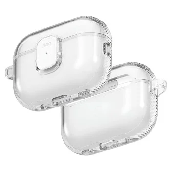 Калъф за AirPods Pro 3 - UNIQ Glase Pro Lock Case - Прозрачен (Glossy Clear)