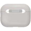 Калъф за AirPods Pro 3 - UNIQ Lino Hybrid Liquid Silicon - Бежов (Beige Ivory)