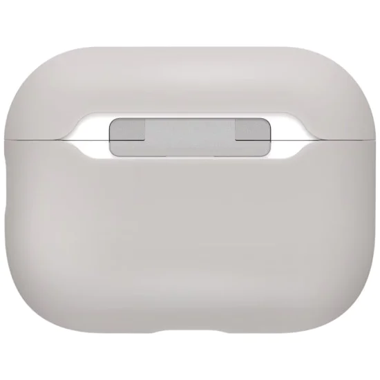 Калъф за AirPods Pro 3 - UNIQ Lino Hybrid Liquid Silicon - Бежов (Beige Ivory)