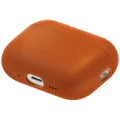 Калъф за AirPods Pro 3 - UNIQ Lino Hybrid Liquid Silicon - Оранжев (Sunset Orange)