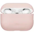 Калъф за AirPods Pro 3 - UNIQ Lino Hybrid Liquid Silicon - Розов (Blush Pink)