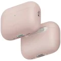 Калъф за AirPods Pro 3 - UNIQ Lino Hybrid Liquid Silicon - Розов (Blush Pink)