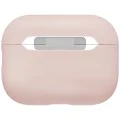 Калъф за AirPods Pro 3 - UNIQ Lino Hybrid Liquid Silicon - Розов (Blush Pink)