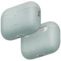 Калъф за AirPods Pro 3 - UNIQ Lino Hybrid Liquid Silicon - Зелен (Iceplant Green)