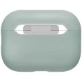 Калъф за AirPods Pro 3 - UNIQ Lino Hybrid Liquid Silicon - Зелен (Iceplant Green)