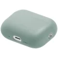 Калъф за AirPods Pro 3 - UNIQ Lino Hybrid Liquid Silicon - Зелен (Iceplant Green)